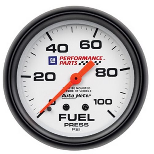 2-5/8″ FUEL PRESS 0 100 PSI   GMPP PERFORMANCE PARTS LOGO