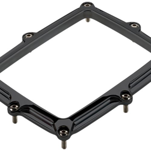 BILLET SHIFTER BOOT RING *NEW*RECT  BLACK 5.75 X 7.125