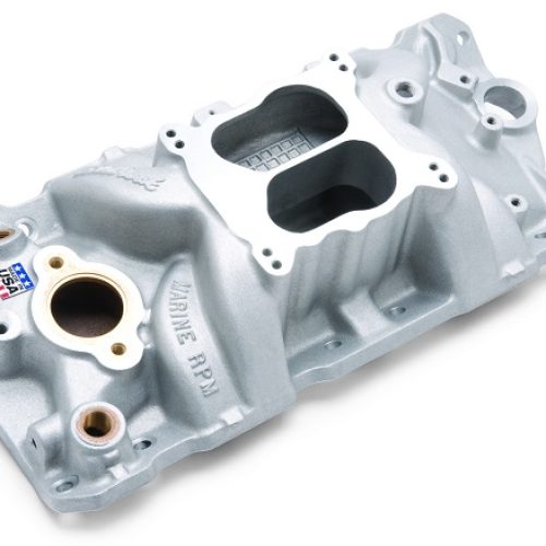MARINE INTAKE MANIFOLD SBC    1955-86 FITS SQUARE/SPREADBOR