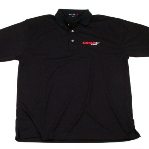 COMP CAMS POLO SHIRT – XXL    BLACK