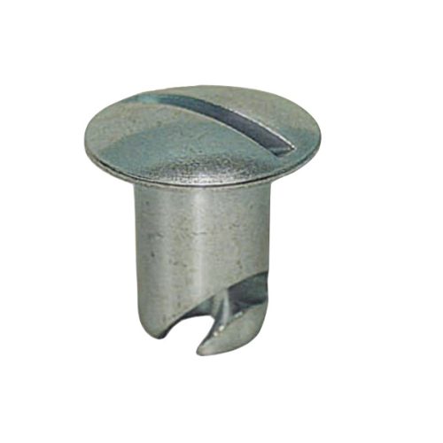 1/4 OVAL HEAD BUTTON STEEL    .250 GRIP