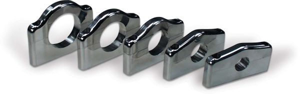 ALUMINIUM BAR MOUNT 1"        POLISHED