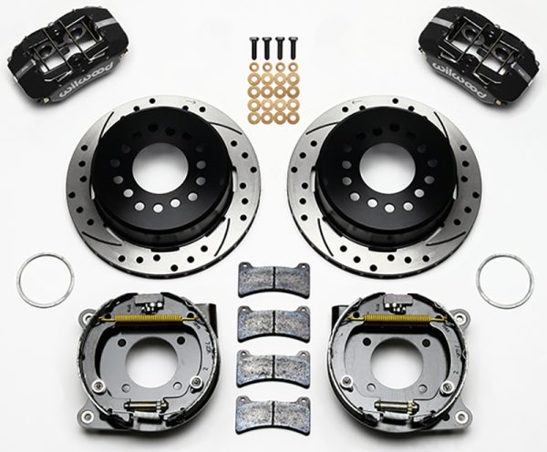 DPLP REAR PARK BRAKE KIT      12 BOLT 11" DISC DRILL BLK CAL