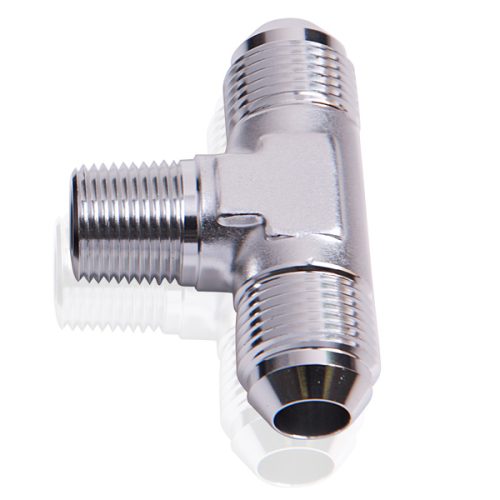 TEE -16AN WITH 3/4″NPT ON SIDESILVER AN TEE WITH NPT ON SIDE
