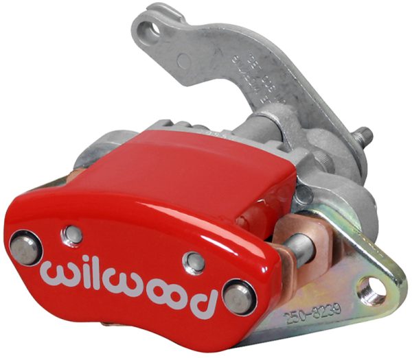 CALIPER-MC4-L/H - RED         WITH LOGO. MECHANICAL CALIPER