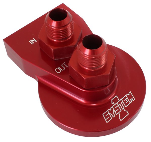 BILLET REMOTE FILTER MOUNT -12FLAT 2 BOLT MOUNTING STYLE