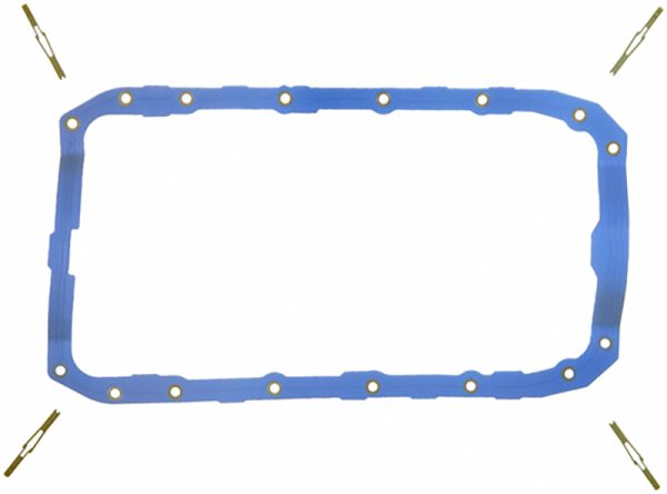 FORD/MAZDA V6 1991-01,        1-PIECE RUBBER OIL PAN GASKT
