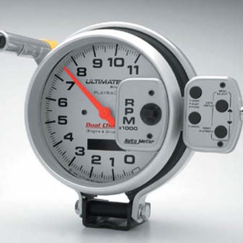ULTRA-LITE 5″ TACHO 11,000RPM 2 CHAN. PLAYBACK & SHIFT LIGHT
