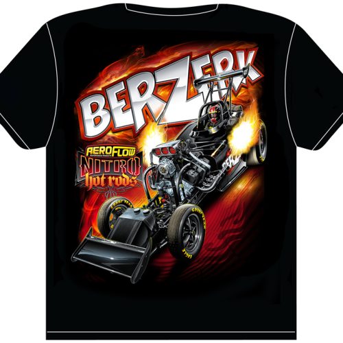 BERZERK NITRO HOT ROD T- SHIRTYOUTH MEDIUM 10-12
