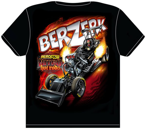 BERZERK NITRO HOT ROD T- SHIRTYOUTH SMALL 6-8