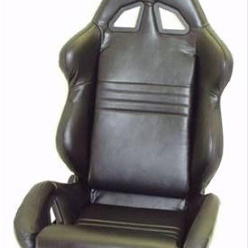 PROCAR RAVE RACE SEAT  LEFT   BLACK VINYL *NOTES*