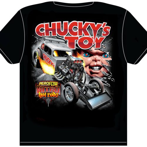 CHUCKY NITRO HOT ROD T- SHIRT XX-LARGE