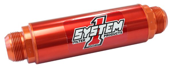 INLINE BILLET FILTER -20AN    ENDS 9" LONG, 2"OD, 30 MICRON