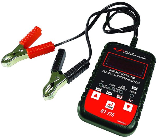 SCHUMACHER DIGITAL BATTERY &  CHARGING SYSTEM TESTER 12V