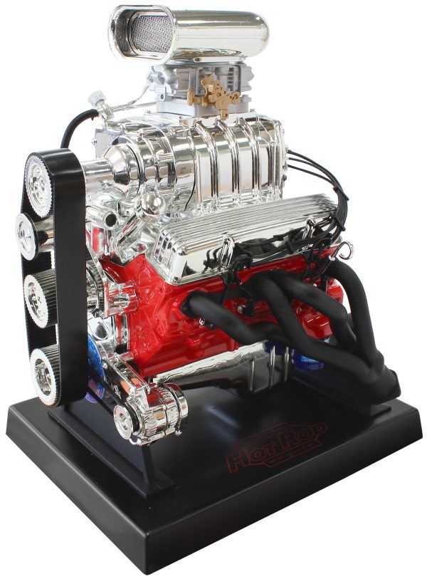 SBC BLOWN HOTROD ENGINE       DIECAST ENGINE REPLICAS