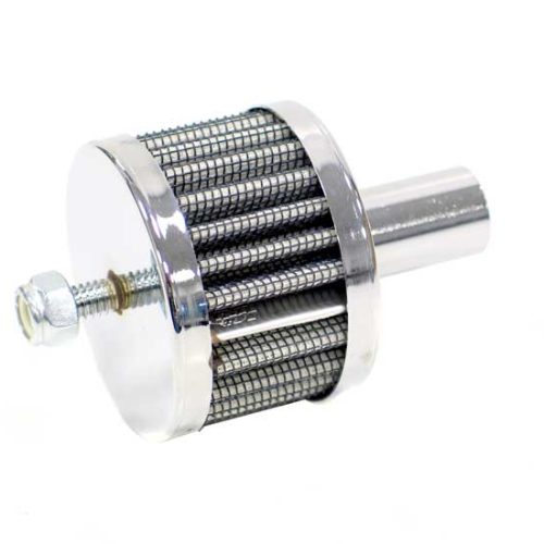 5/8 PUSH-IN VENT FILTER       2 O.D, 1.5 HIGH, CHROME TOP