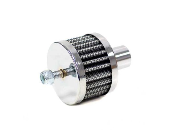 3/4 PUSH-IN VENT FILTER       2 O.D, 1.5 HIGH, CHROME TOP