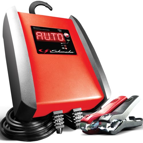 SCHUMACHER 12V-15A BATTERY    CHARGER AUTO DIGITAL DISPLAY