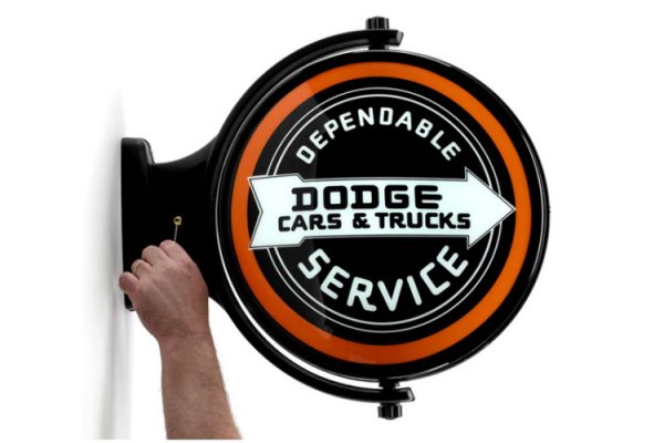 DODGE SERVICE REVOLVING       WALL LIGHT