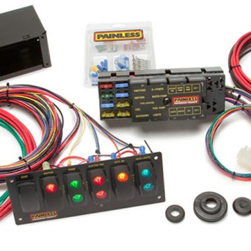 PAINLESS RACING HARNESS AND   PANEL KIT  10 CIRCUIT