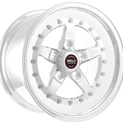 WELDSTAR RT WHEEL 15″ X 8″    5X4.5″ B/C, 5.5″ B/S POLISHED