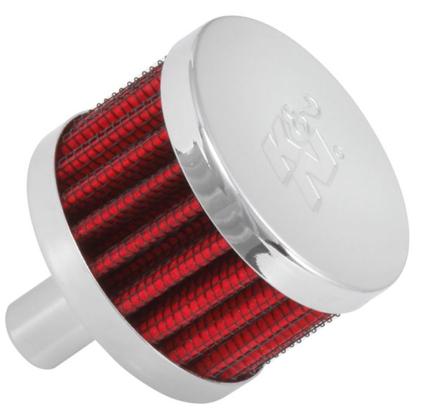 1/2 PUSH-IN VENT FILTER       2 O.D, 1.5 HIGH, CHROME TOP