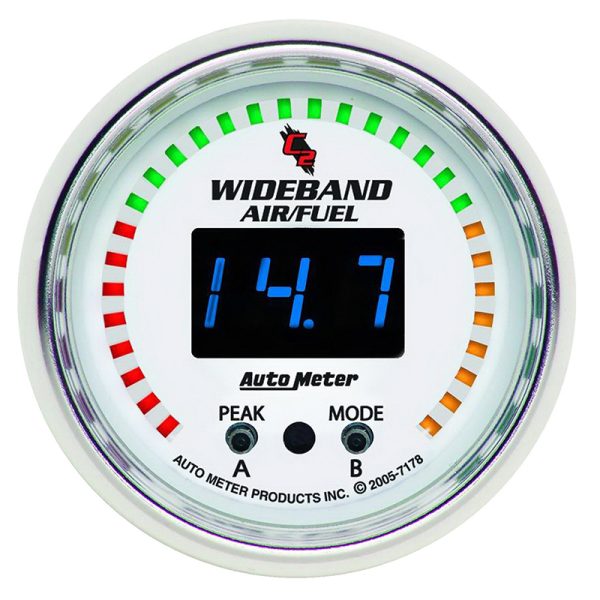 C2 SERIES 2-1/16" AIR FUEL    WIDEBAND, LED DISPLAY