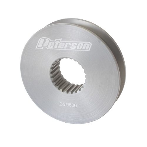 SPLINE DRIVE V-PULLEY, 5.0″ ODSINGLE 7/16″ V-BELT