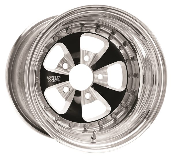 CLASSIC RT BLK 15"x8" 5x4.5"BC5.5" B/S RT SERIES BLK CENTRE