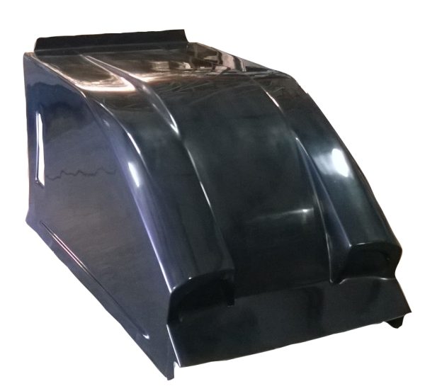XXX INSIDE RAIL DUAL DUCT HOOD- BLACK - SPRINT