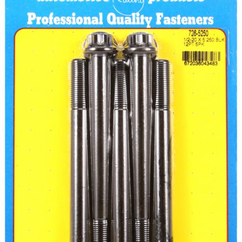 12PT BOLTS 1/2″ UNF x 5.25″   9/16″ WRENCH (5-PACK) 1/2-20