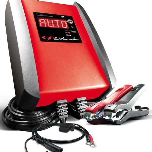 SCHUMACHER 12V-6A BATTERY     CHARGER AUTO DIGITAL DISPLAY