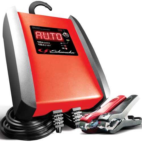 SCHUMACHER 12V/24V-15A BATTERYCHARGER AUTO DIGITAL DISPLAY