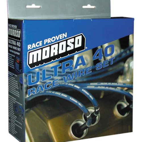 ULTRA 40 8MM SPARK LEADS      SGHT SPARK PLUG HEI/NON HEI T