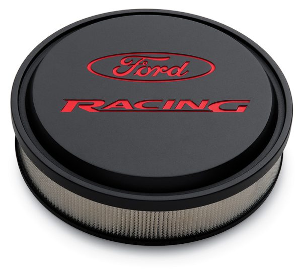 FORD RACING SLANT-EDGE ALUM   13 x 3  AIR CLEAN BLACK RECESS