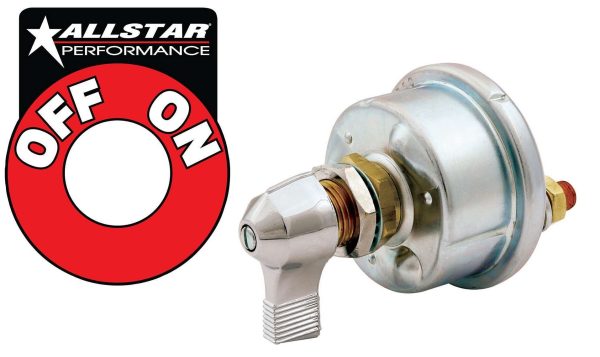 BATTERY SHUT OFF SWITCH       175 AMPS, DOUBLE POLE W/DECAL