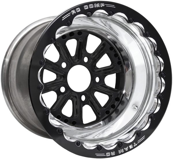HAMMER GLOSS BLACK SBL 15x10  5x4.50" 4.0" B/S.