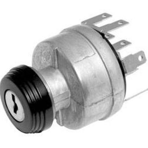 ART DECO IGNITION SWITCH      **BLACK**  KEY OPERATED