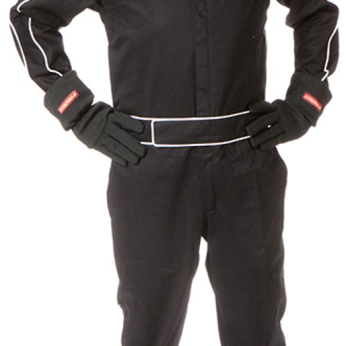 1-PIECE SUIT, SMALL, BLACK    SFI-5, 2-LAYER