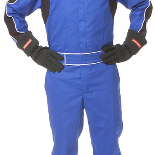 1-PIECE SUIT, LARGE, BLUE     SFI-5, 2-LAYER