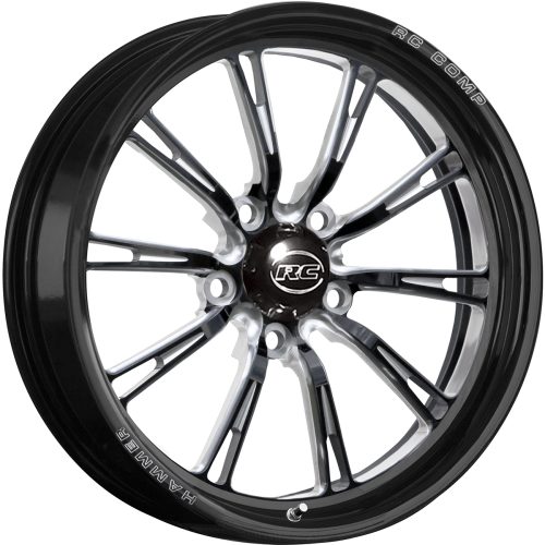 HAMMER-S ECLIPSE BLACK 17×4.5 5×4.50″ 2.25 B/S. FRONT