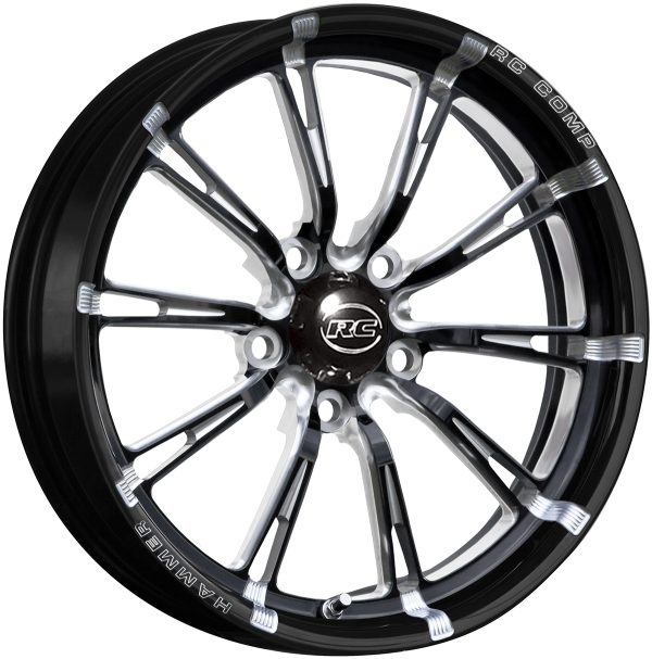 HAMMER ECLIPSE BLACK 17x4.5   5x120mm 2.25 B/S. FRONT