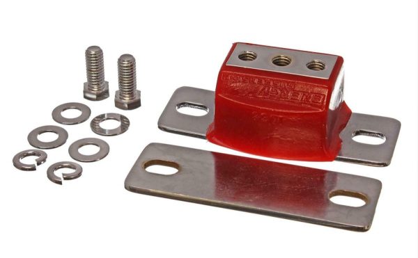 GM TRANS MOUNT CHROME WITH REDURETHANE P/GLIDE TH400 TH350