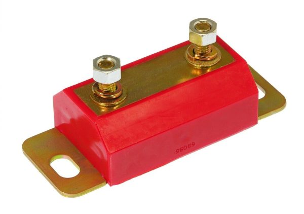 FORD C4 C6 TRANS GEARBOX MOUNTZINC & RED URATHANE 1.75THICK