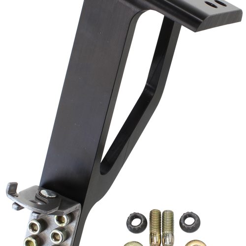 THROTTLE RETURN SPRING BRACKETBLACK SUIT INJECTOR HAT BILLET