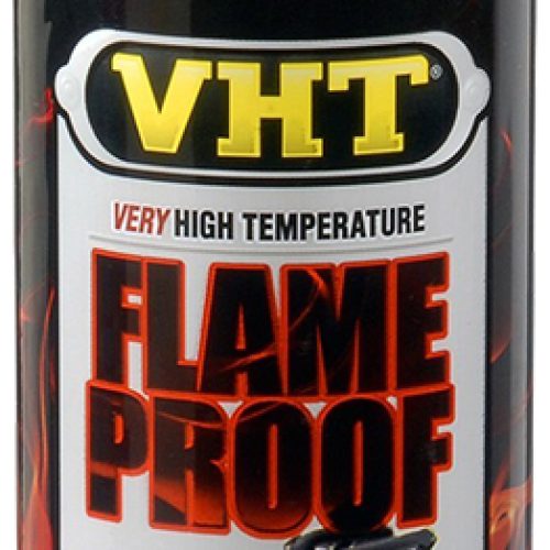 HI TEMP EXHAUST PAINT SILVER  FLAT SILVER