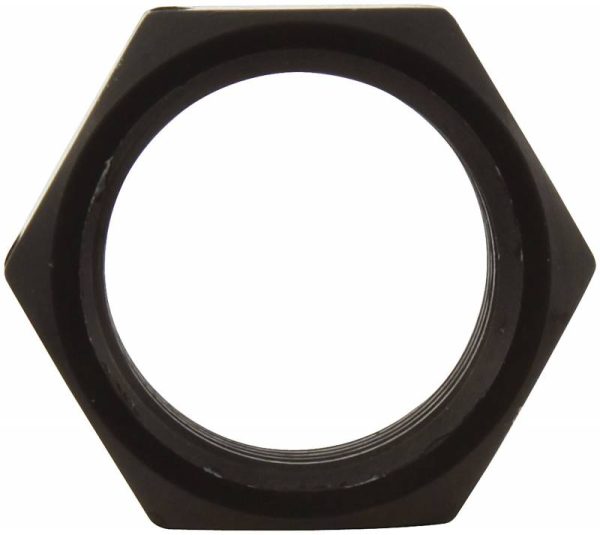 BLACK 5/8-18 JAM NUT LH FLANGEALLOY 3/4" HEX