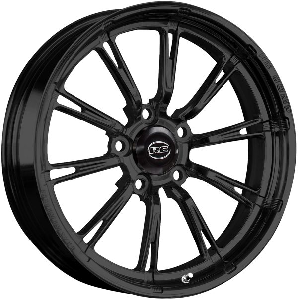 HAMMER SOLID BLACK 17x4.5     5x120mm 2.25 B/S. FRONT