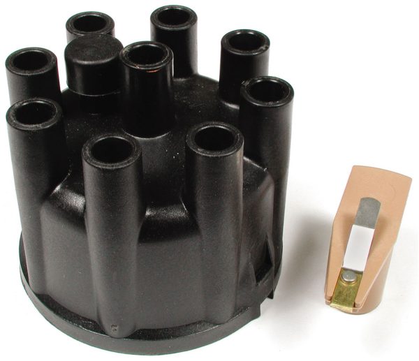DISTRIBUTOR CAP & ROTOR KIT V8CHRYSLER PLYMOUTH DODGE BLACK