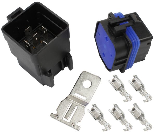 40 AMP WEATHERPACK RELAY PLUG KIT WEATHER SEALED 12 AWG WIRE